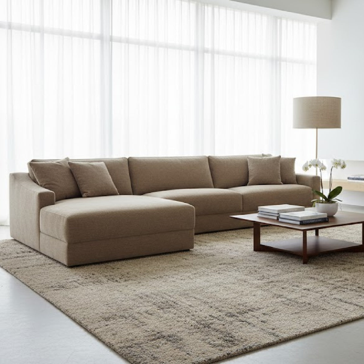 Modern European furniture - Minimalist Sectional Sofa - www.oroa.com | Oroa.com
