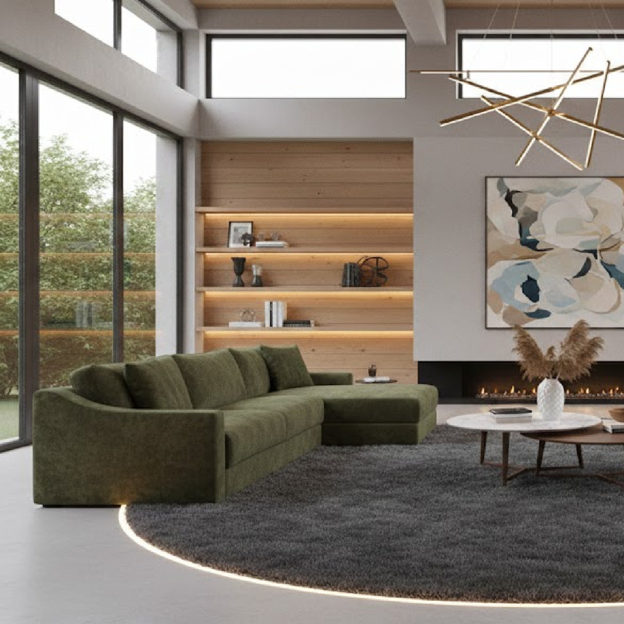 Modern European furniture - Minimalist Sectional Sofa - www.oroa.com | Oroa.com