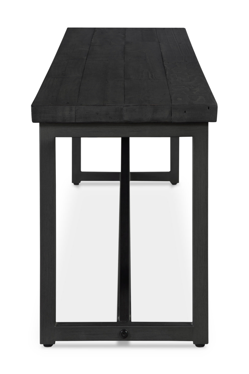 Modern European furniture - Black Pine Wood Bench - www.oroa.com | Oroa.com