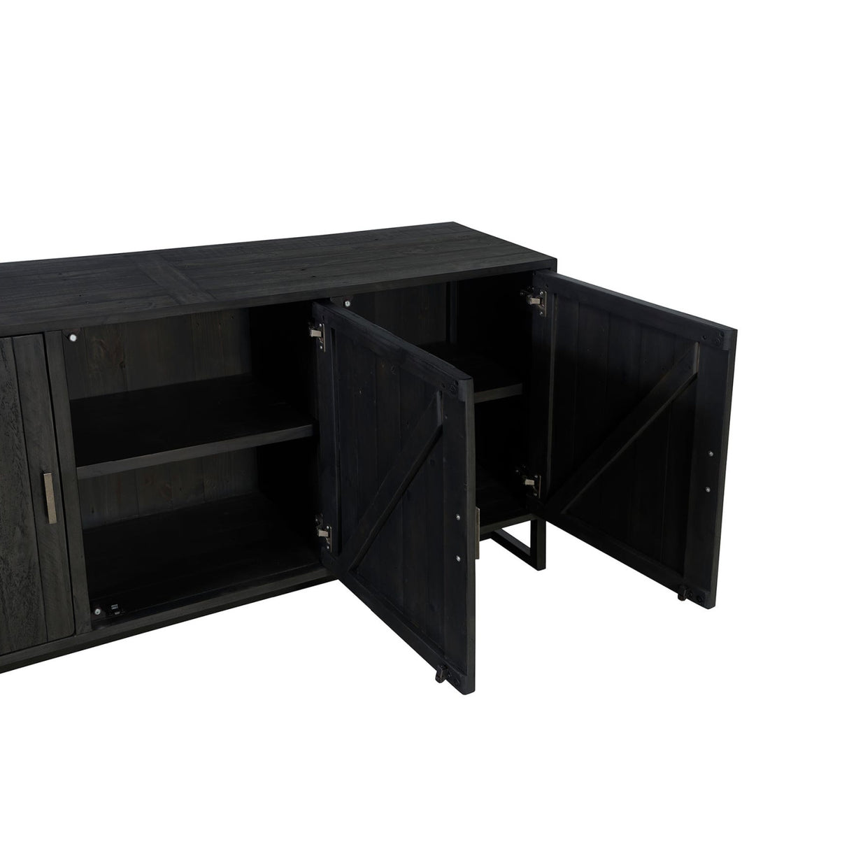Modern European furniture - Slatted Pine 3-Door Sideboard - www.oroa.com | Oroa.com