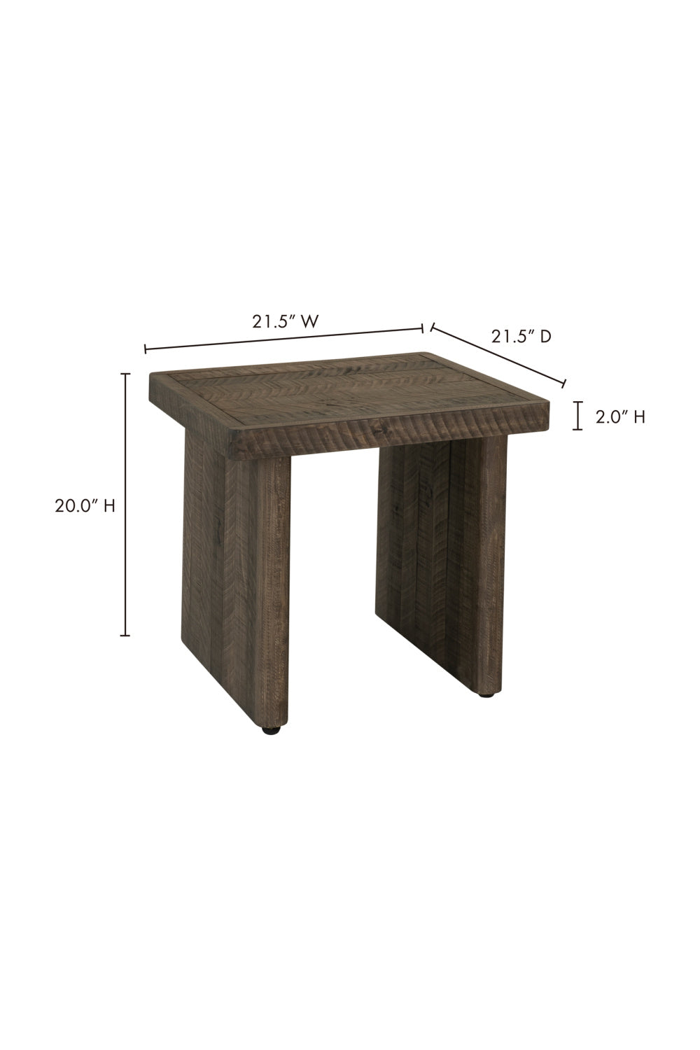 Modern European furniture - Matte Pine End Table - www.oroa.com | Oroa.com
