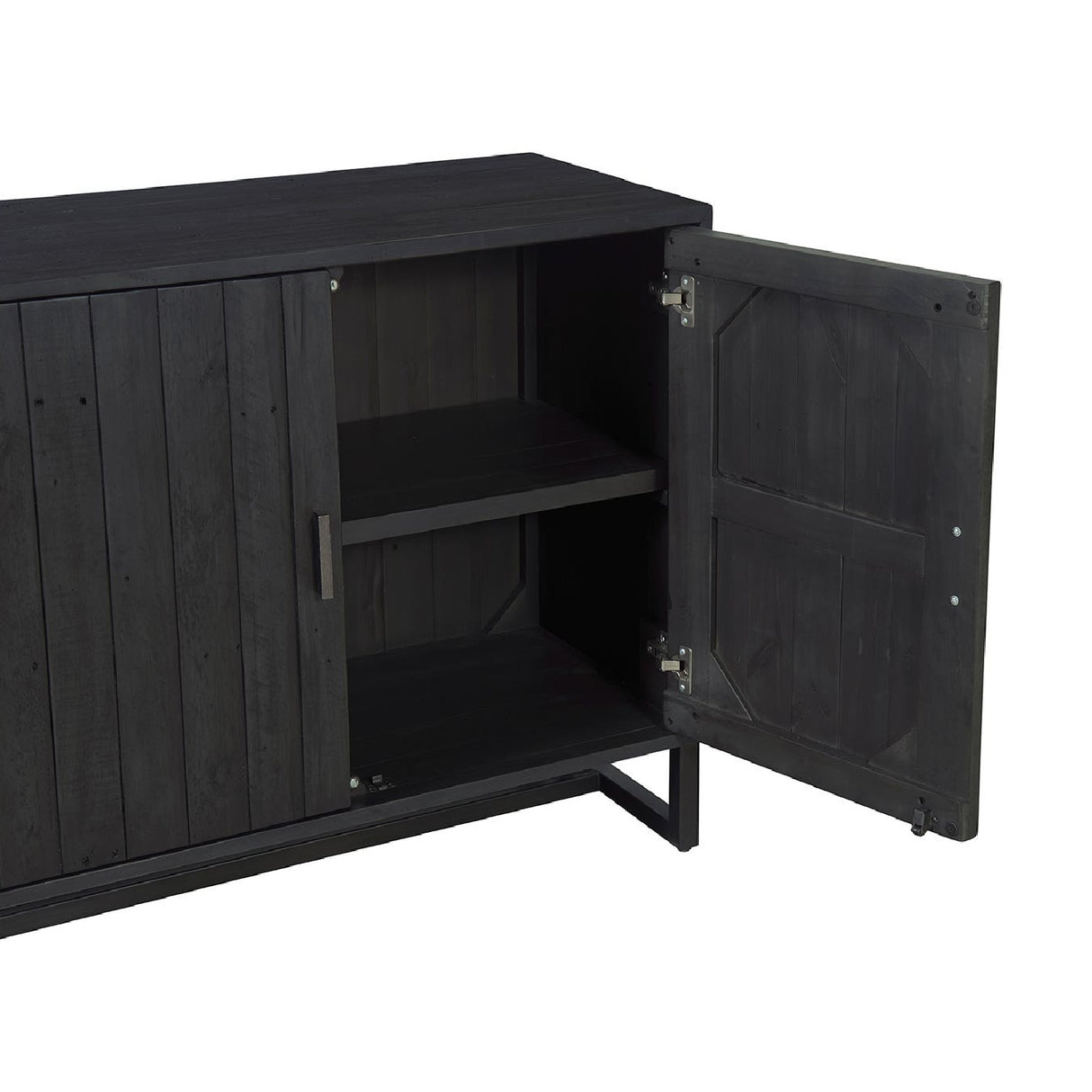 Modern European furniture - Slatted Pine 2-Door Cabinet - www.oroa.com | Oroa.com