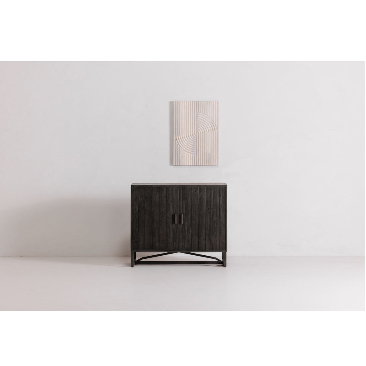 Modern European furniture - Slatted Pine 2-Door Cabinet - www.oroa.com | Oroa.com