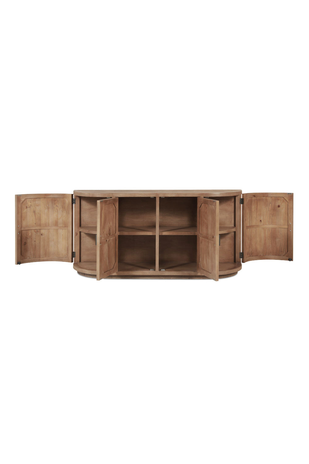 Pine Wood 4-Door Sideboard | Novi Living Nicola | Oroa.com