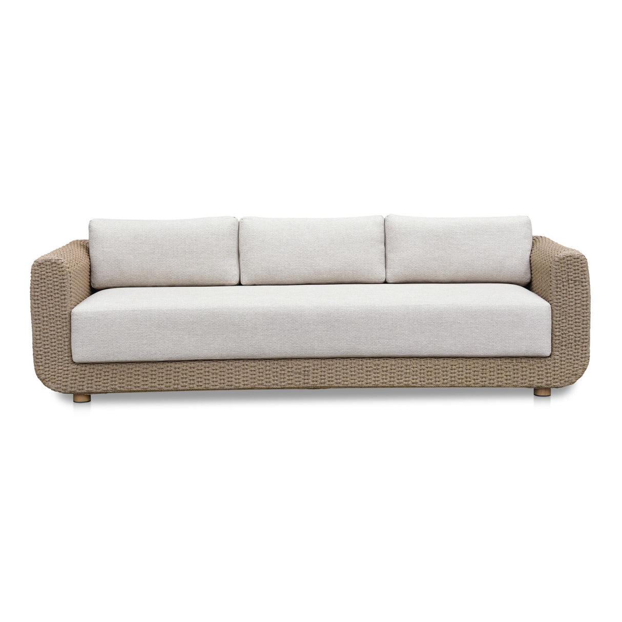 Modern European furniture - Wicker Framed Indoor/Outdoor Sofa - www.oroa.com | Oroa.com