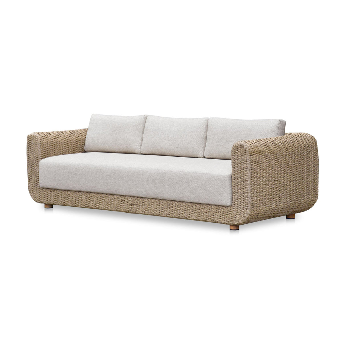Modern European furniture - Wicker Framed Indoor/Outdoor Sofa - www.oroa.com | Oroa.com