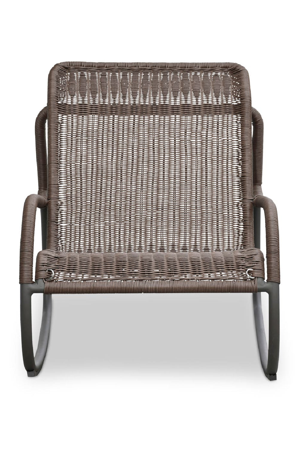 Modern European furniture - Minimalist Outdoor Wicker Rocking Chair - www.oroa.com | Oroa.com
