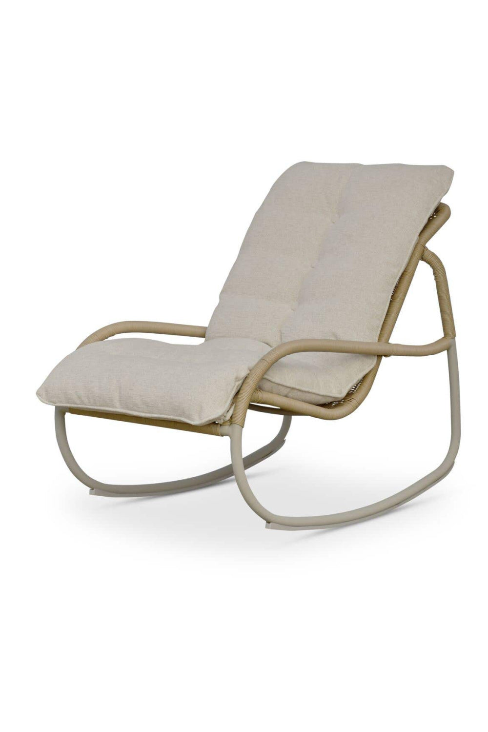 Modern European furniture - Minimalist Outdoor Wicker Rocking Chair - www.oroa.com | Oroa.com