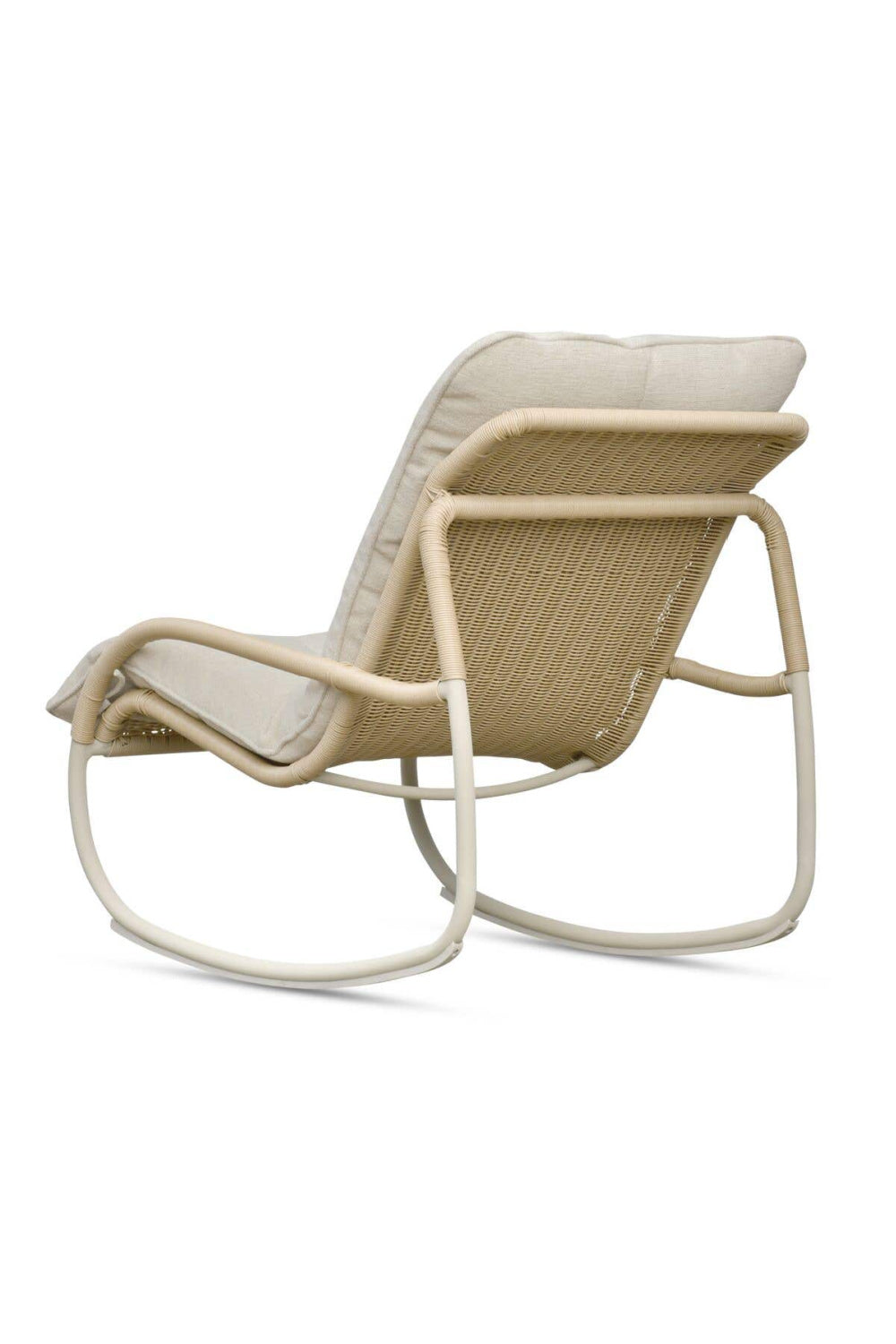 Modern European furniture - Minimalist Outdoor Wicker Rocking Chair - www.oroa.com | Oroa.com