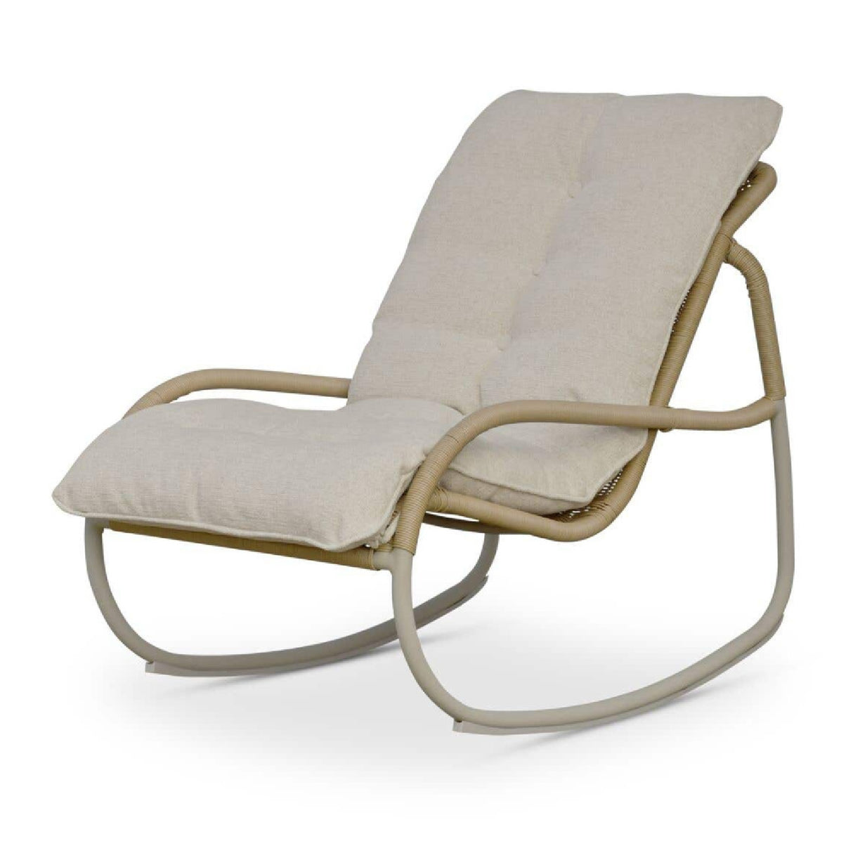 Modern European furniture - Minimalist Outdoor Wicker Rocking Chair - www.oroa.com | Oroa.com