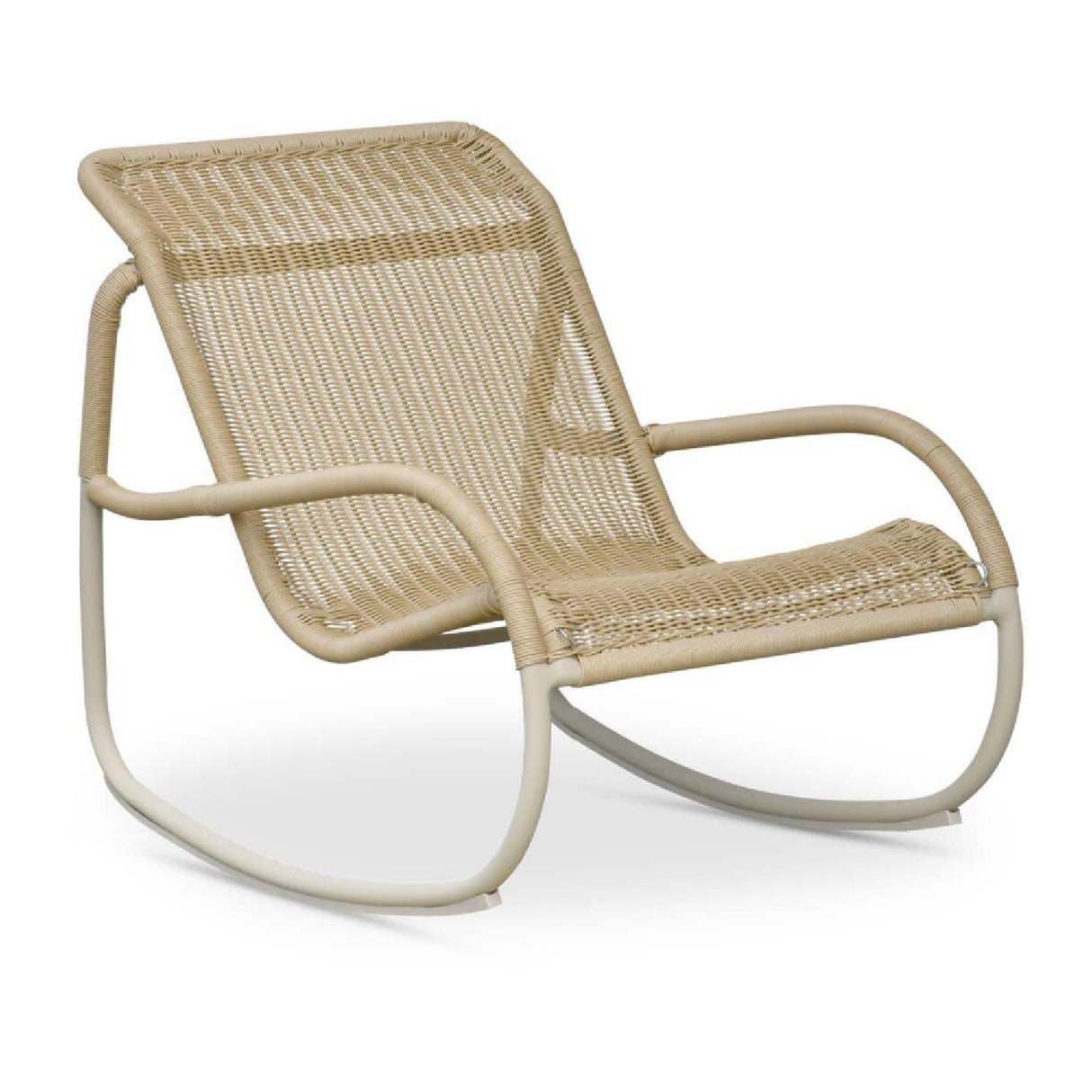 Modern European furniture - Minimalist Outdoor Wicker Rocking Chair - www.oroa.com | Oroa.com