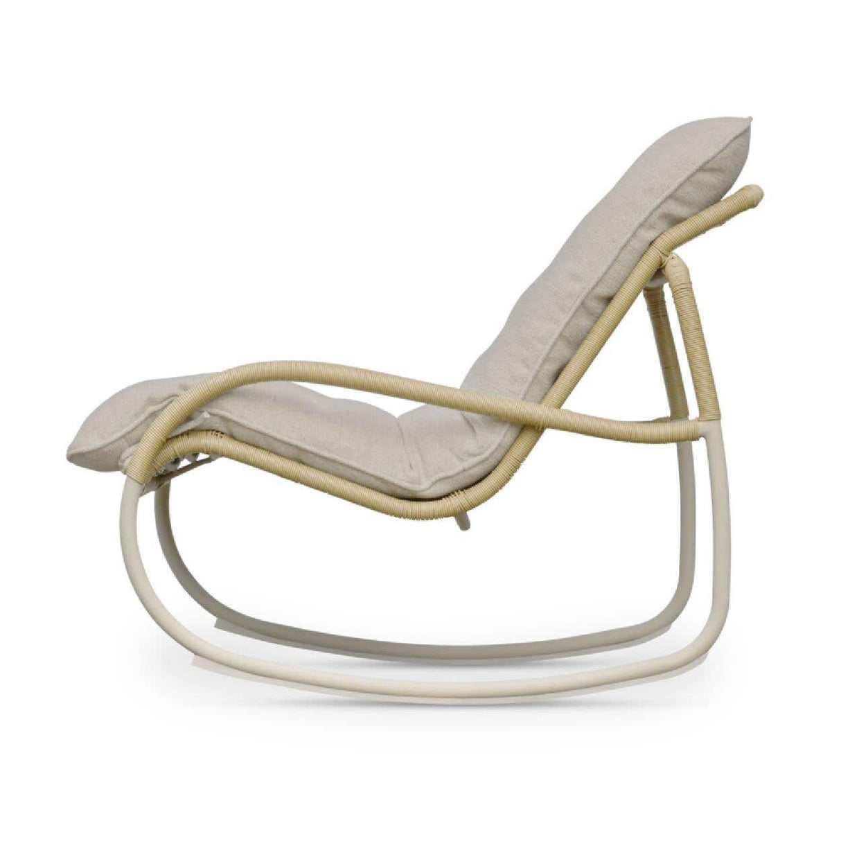 Modern European furniture - Minimalist Outdoor Wicker Rocking Chair - www.oroa.com | Oroa.com