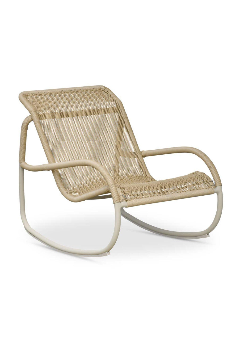 Modern European furniture - Minimalist Outdoor Wicker Rocking Chair - www.oroa.com | Oroa.com