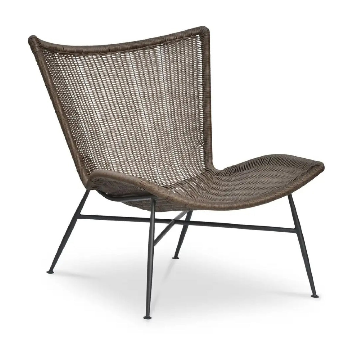 Modern European furniture - Brown Wicker Outdoor Accent Chair - www.oroa.com | Oroa.com