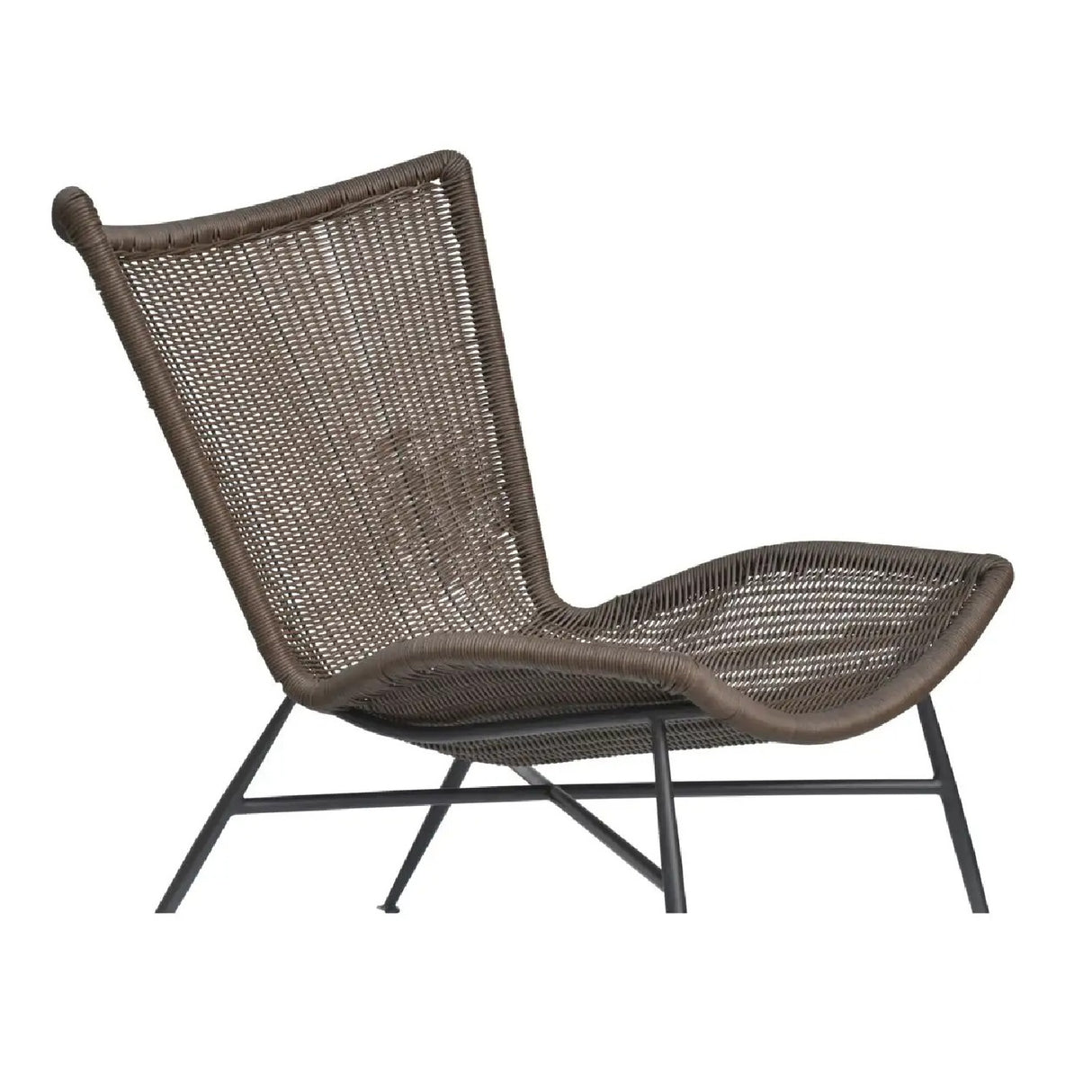 Modern European furniture - Brown Wicker Outdoor Accent Chair - www.oroa.com | Oroa.com