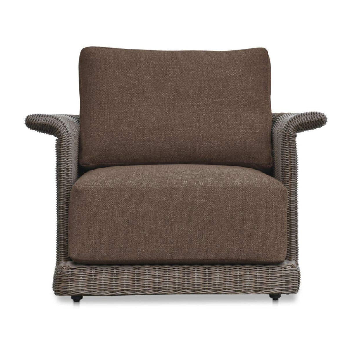 Modern European furniture - Curved Arm Wicker Outdoor Chair - www.oroa.com | Oroa.com