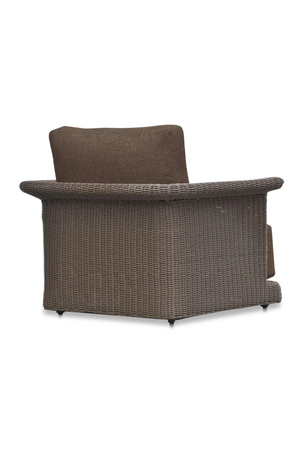 Modern European furniture - Curved Arm Wicker Outdoor Chair - www.oroa.com | Oroa.com