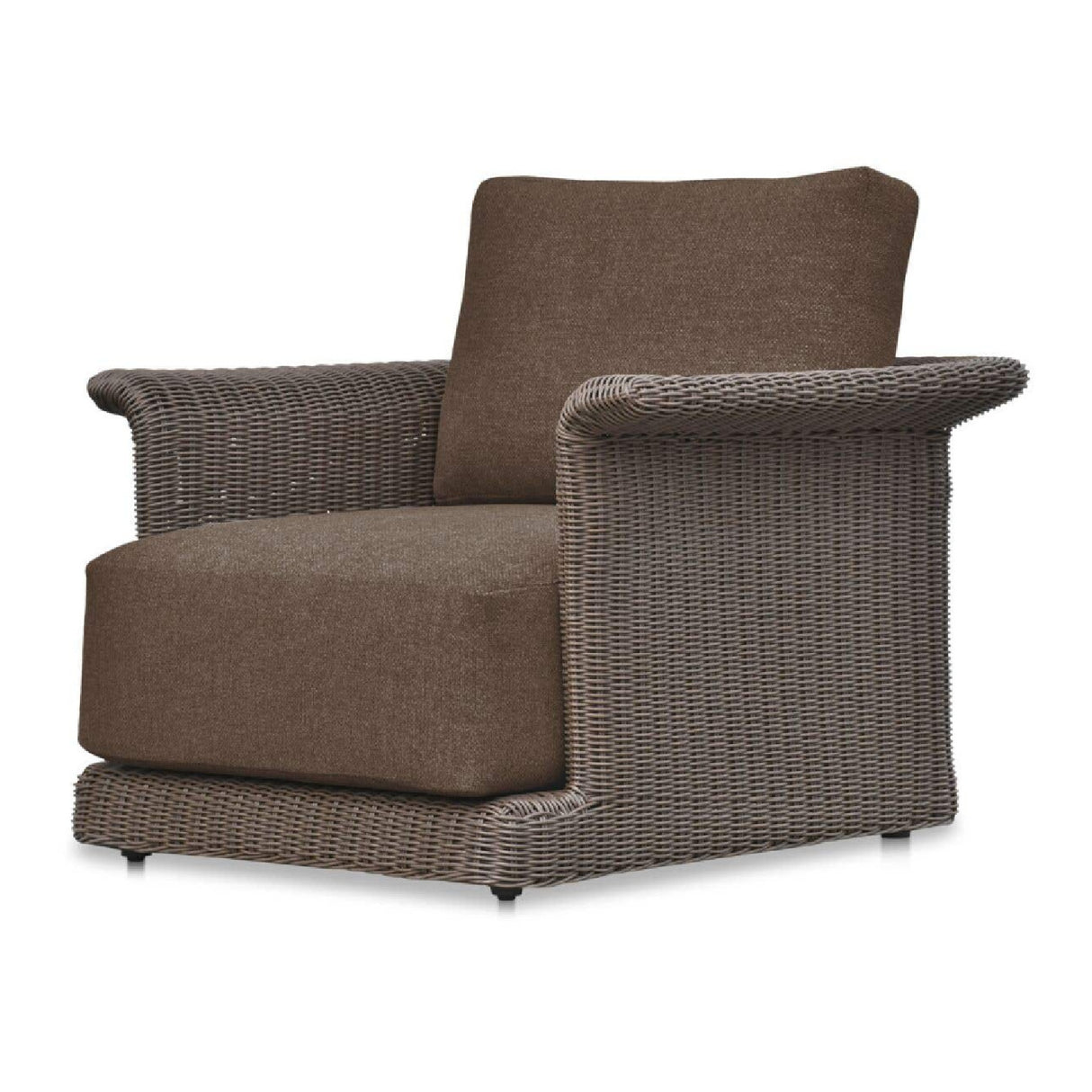 Modern European furniture - Curved Arm Wicker Outdoor Chair - www.oroa.com | Oroa.com