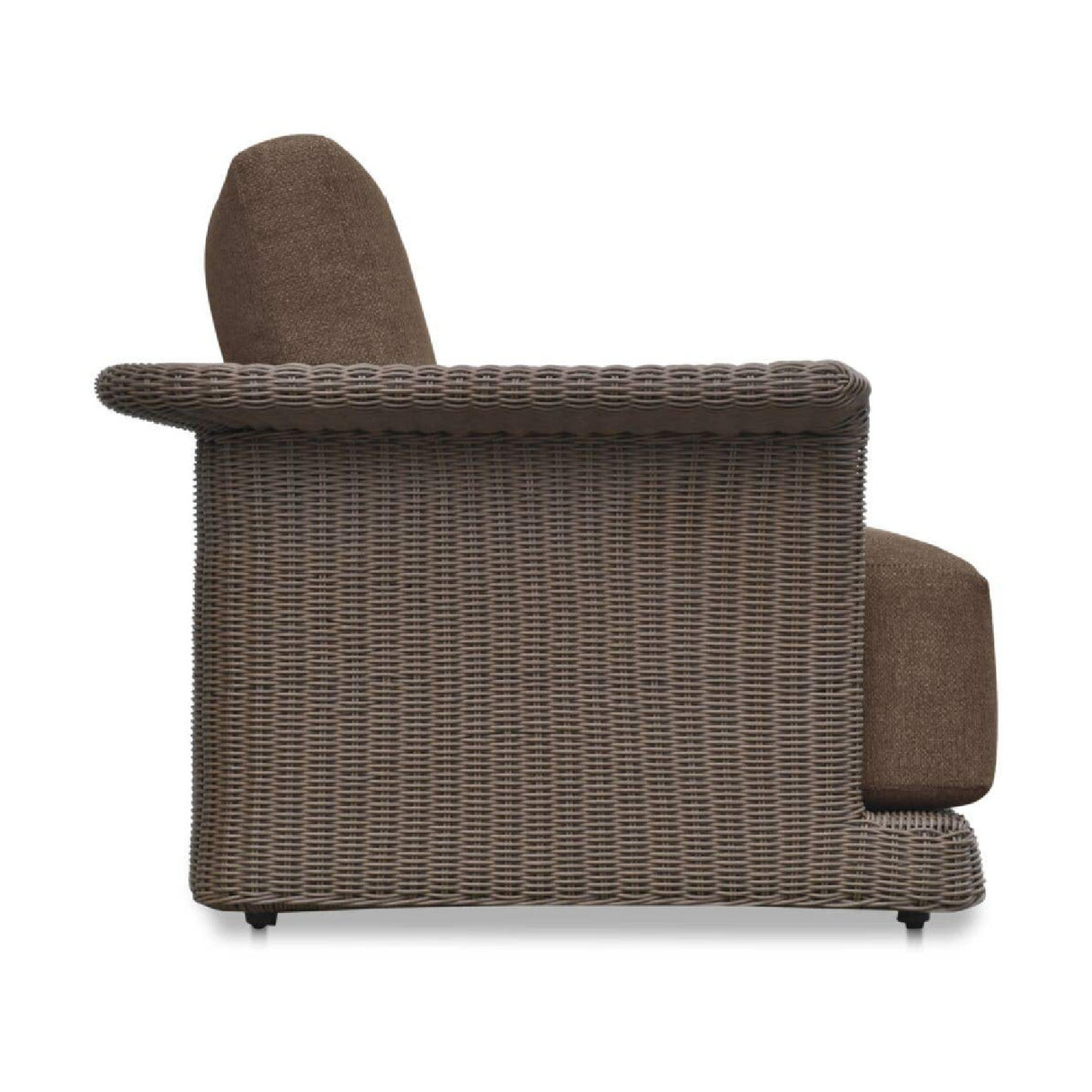 Modern European furniture - Curved Arm Wicker Outdoor Chair - www.oroa.com | Oroa.com