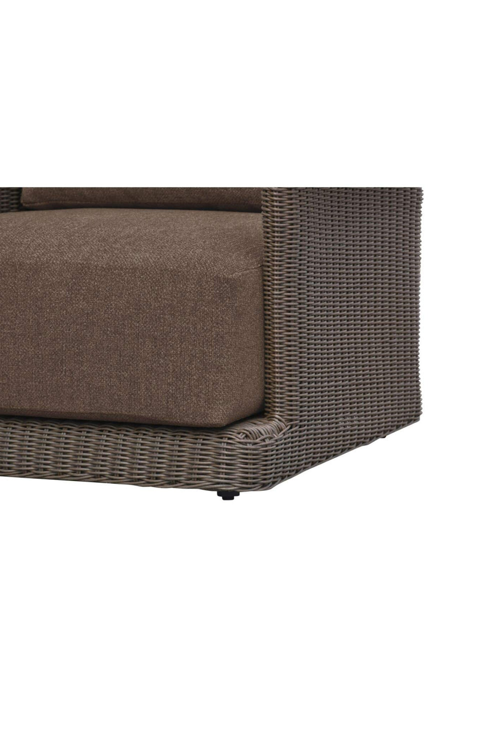 Modern European furniture - Curved Arm Wicker Outdoor Chair - www.oroa.com | Oroa.com