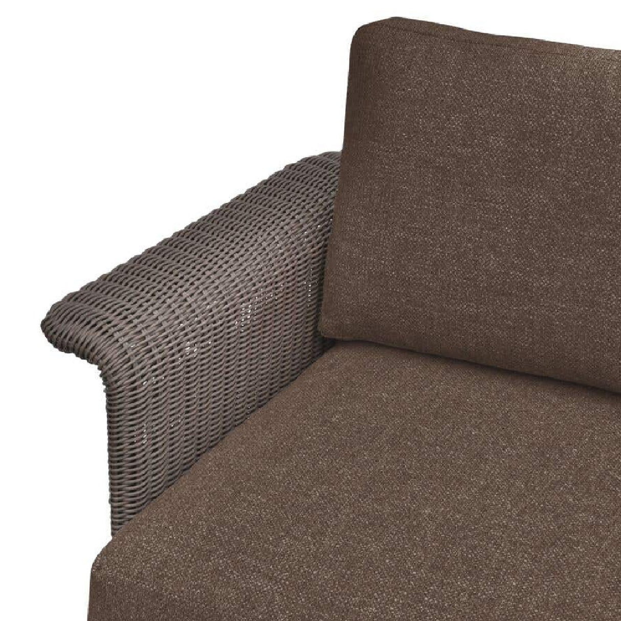 Modern European furniture - Curved Arm Wicker Outdoor Chair - www.oroa.com | Oroa.com