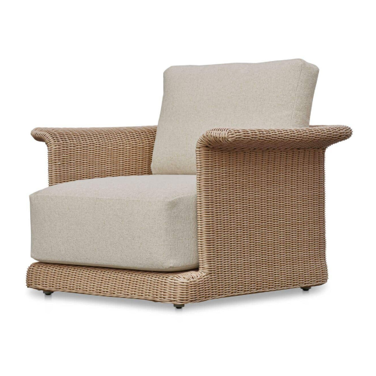 Modern European furniture - Curved Arm Wicker Outdoor Chair - www.oroa.com | Oroa.com
