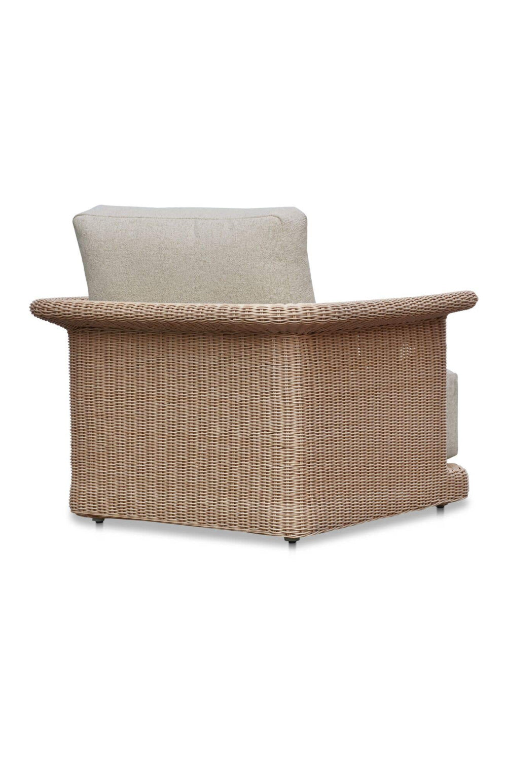 Modern European furniture - Curved Arm Wicker Outdoor Chair - www.oroa.com | Oroa.com