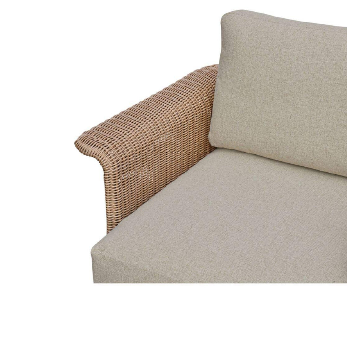 Modern European furniture - Curved Arm Wicker Outdoor Chair - www.oroa.com | Oroa.com