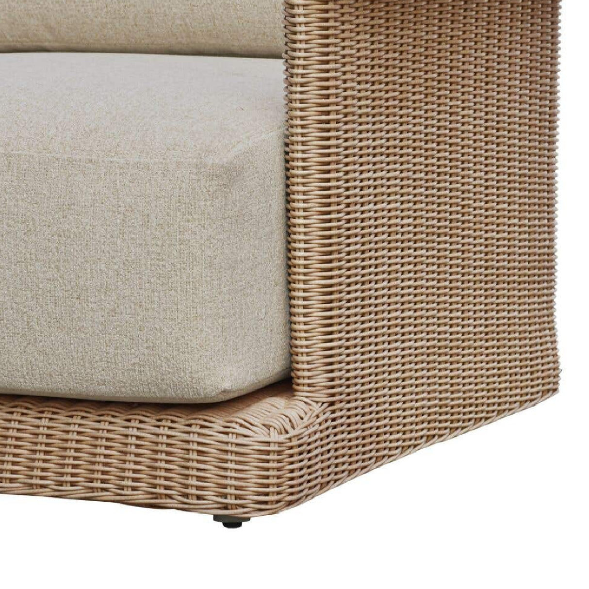 Modern European furniture - Curved Arm Wicker Outdoor Chair - www.oroa.com | Oroa.com