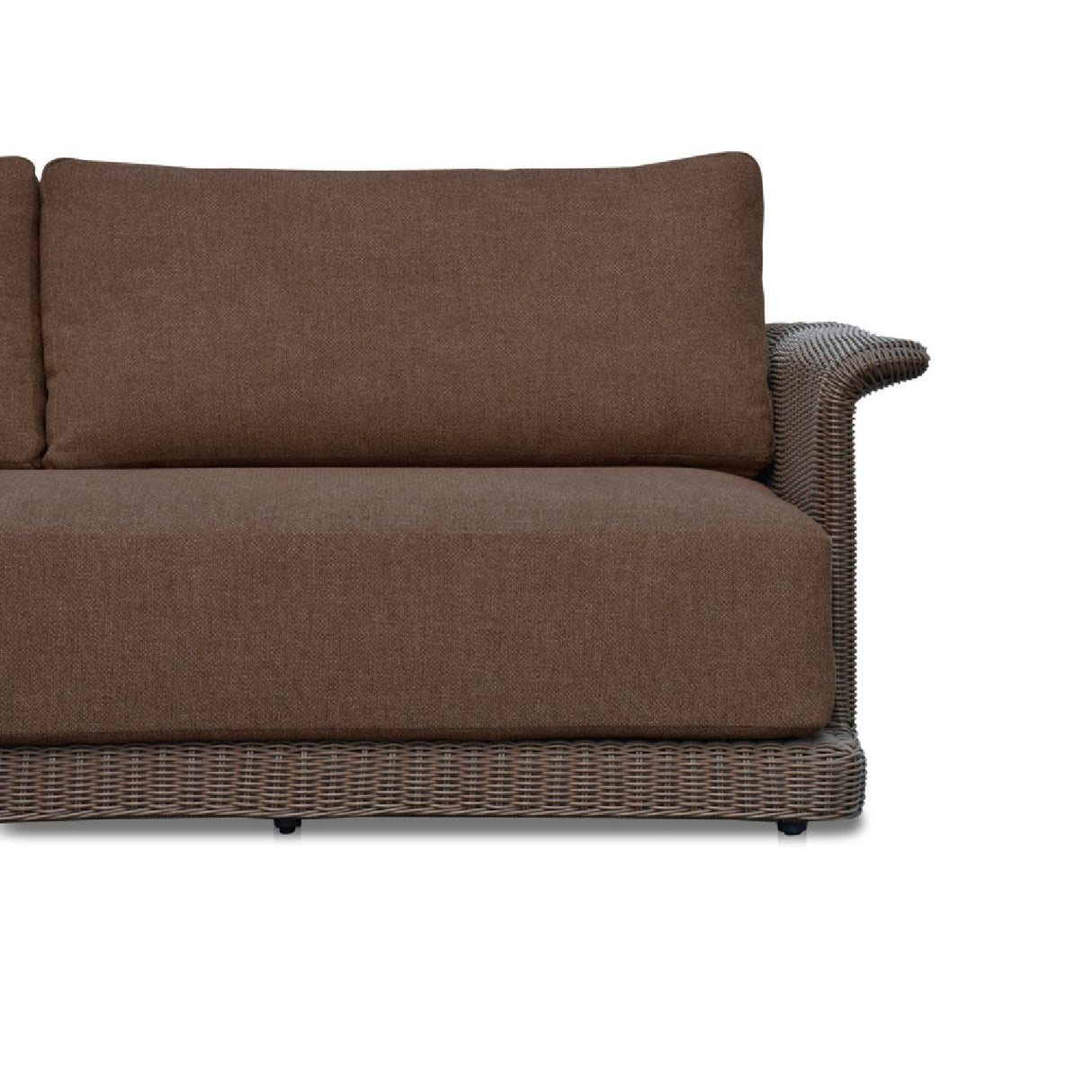 Modern European furniture - Curved Arm Wicker Outdoor Sofa - www.oroa.com | Oroa.com