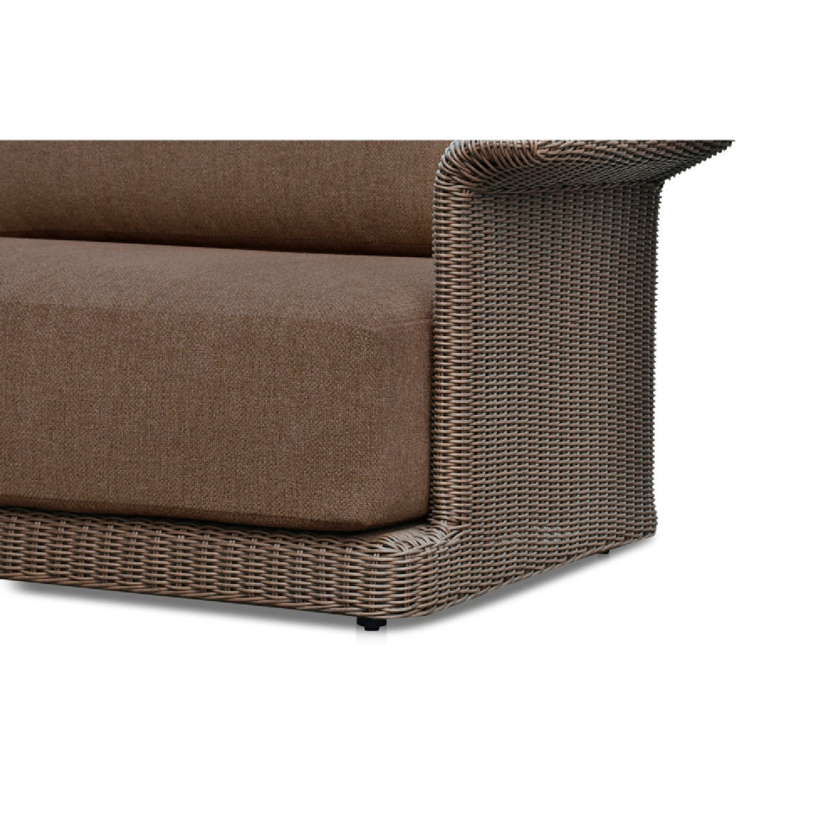 Modern European furniture - Curved Arm Wicker Outdoor Sofa - www.oroa.com | Oroa.com