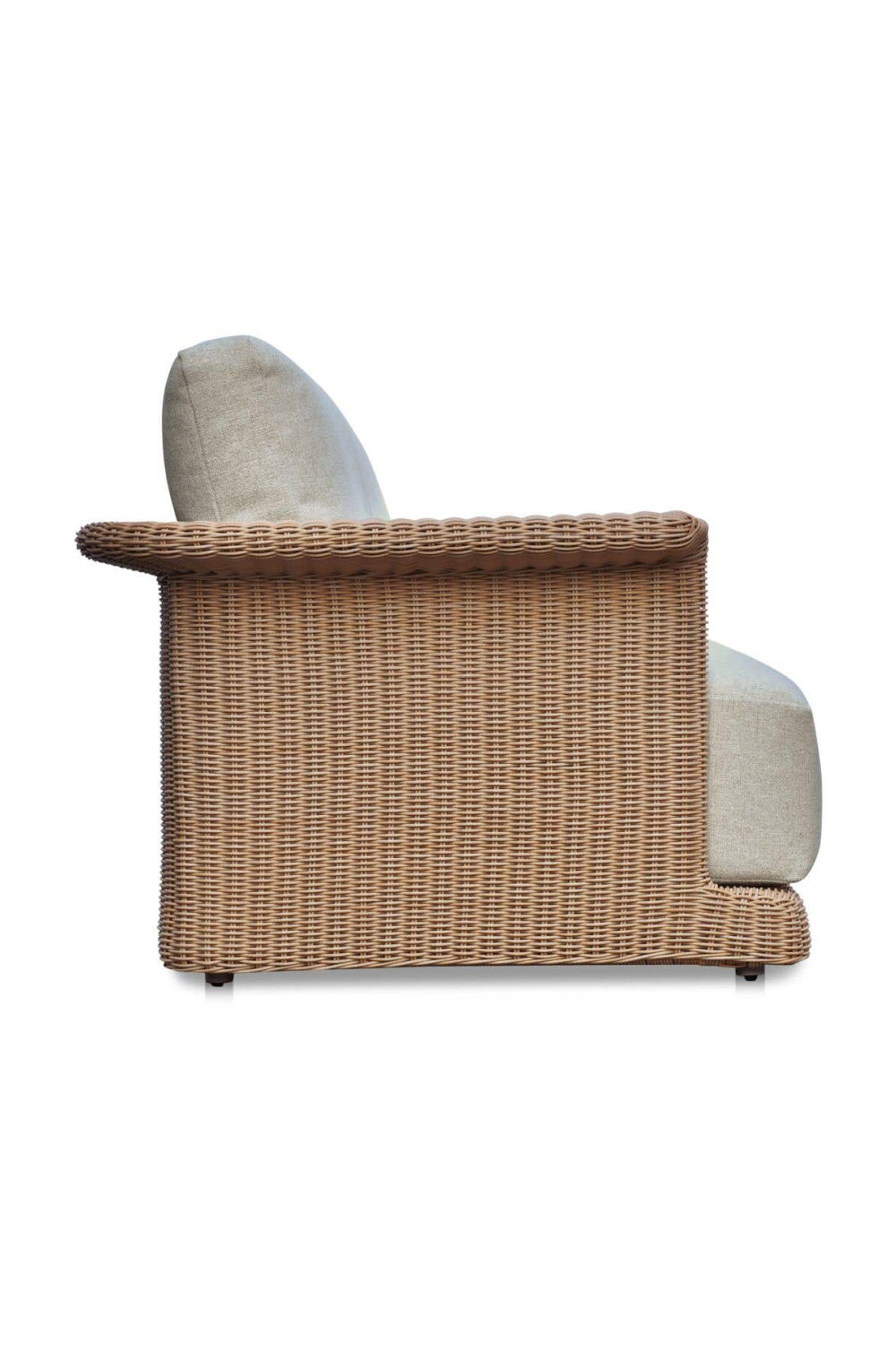 Modern European furniture - Curved Arm Wicker Outdoor Sofa - www.oroa.com | Oroa.com
