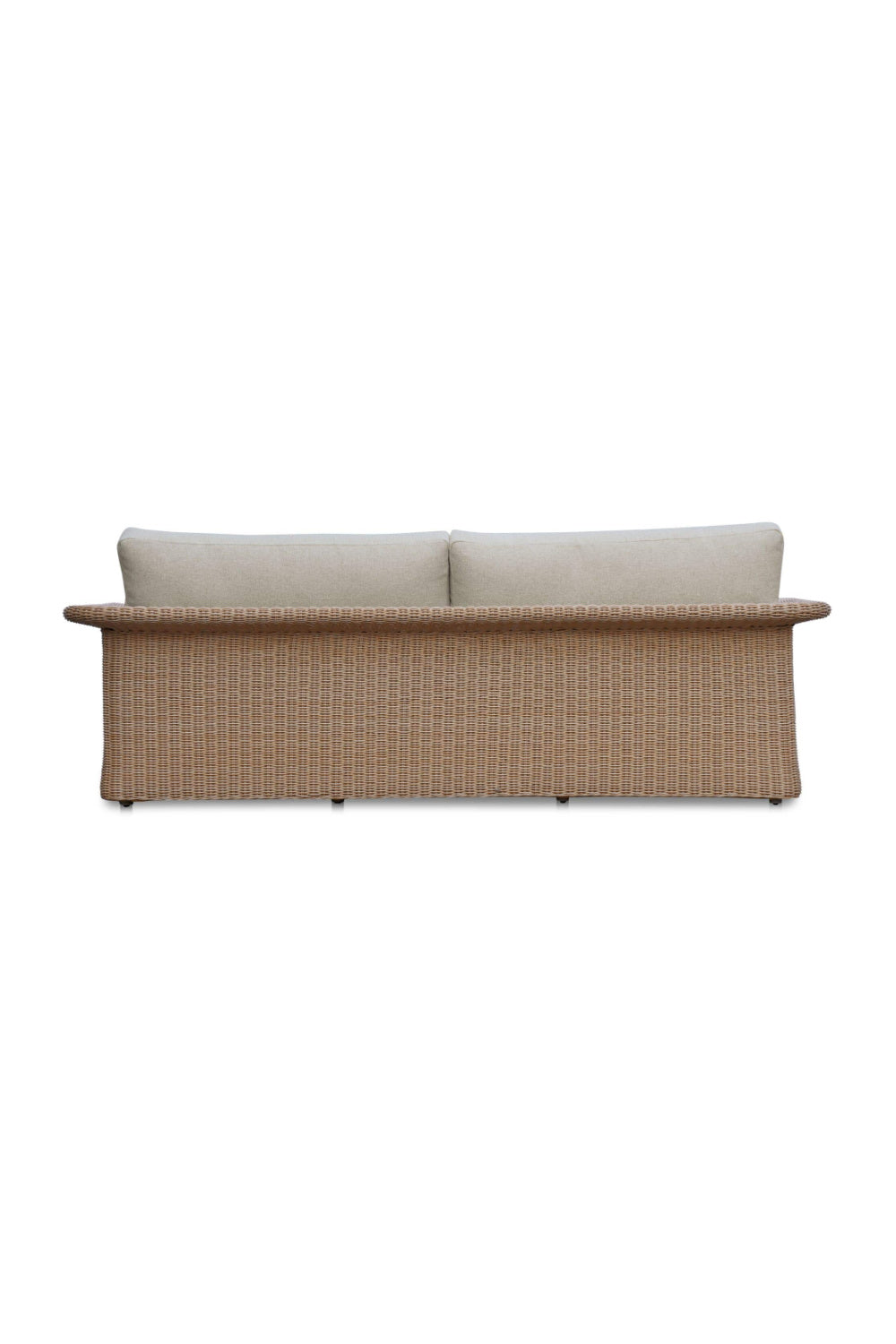 Modern European furniture - Curved Arm Wicker Outdoor Sofa - www.oroa.com | Oroa.com
