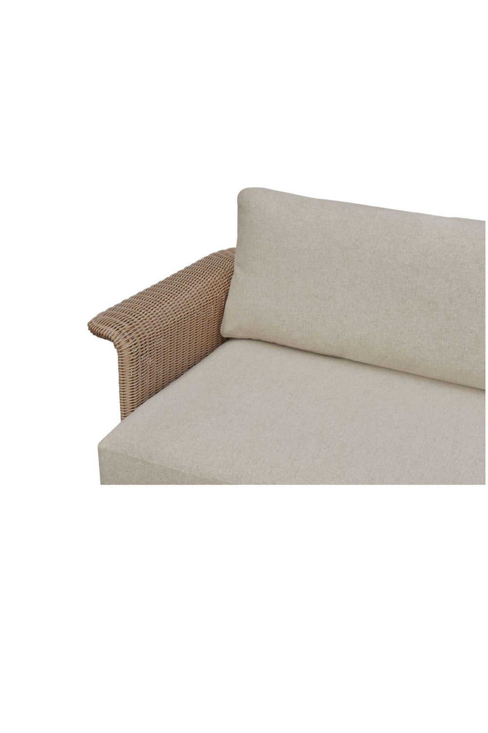 Modern European furniture - Curved Arm Wicker Outdoor Sofa - www.oroa.com | Oroa.com