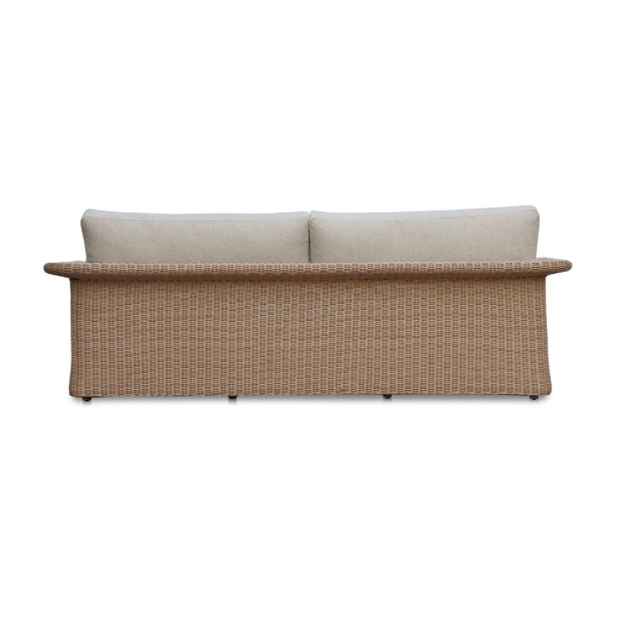 Modern European furniture - Curved Arm Wicker Outdoor Sofa - www.oroa.com | Oroa.com