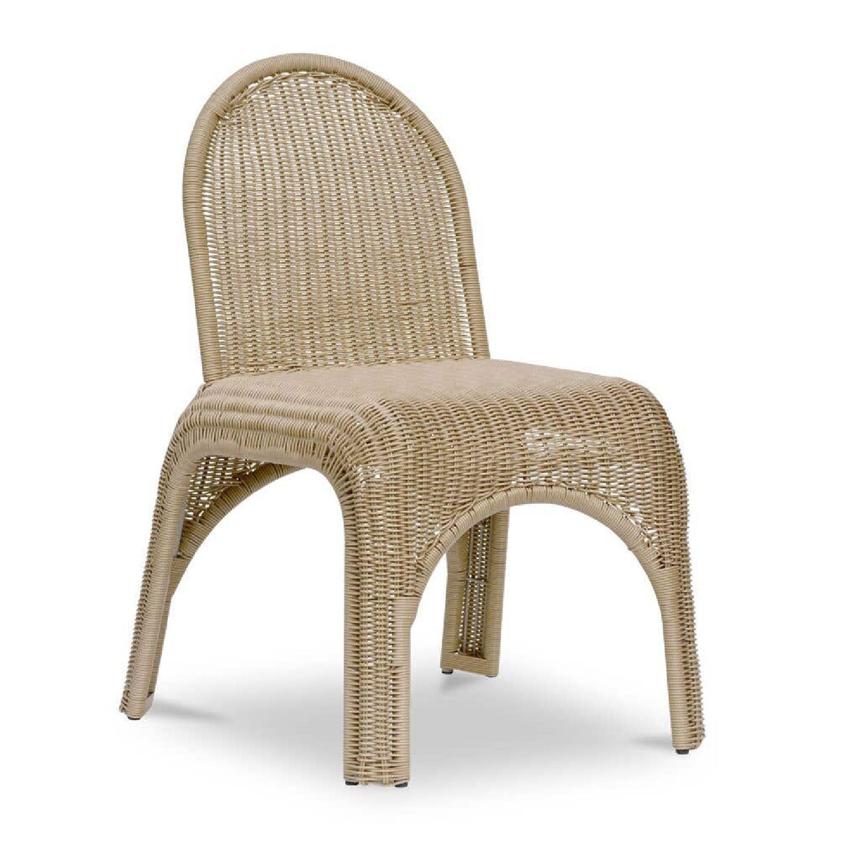Modern European furniture - Classic Wicker Outdoor Dining Chairs (2) - www.oroa.com | Oroa.com
