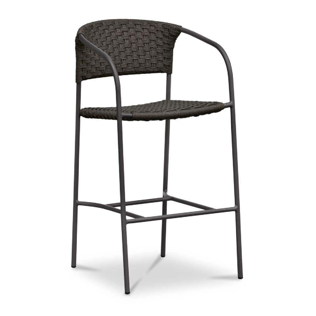 Modern European furniture - Basketweave Outdoor Bar Stool - www.oroa.com | Oroa.com