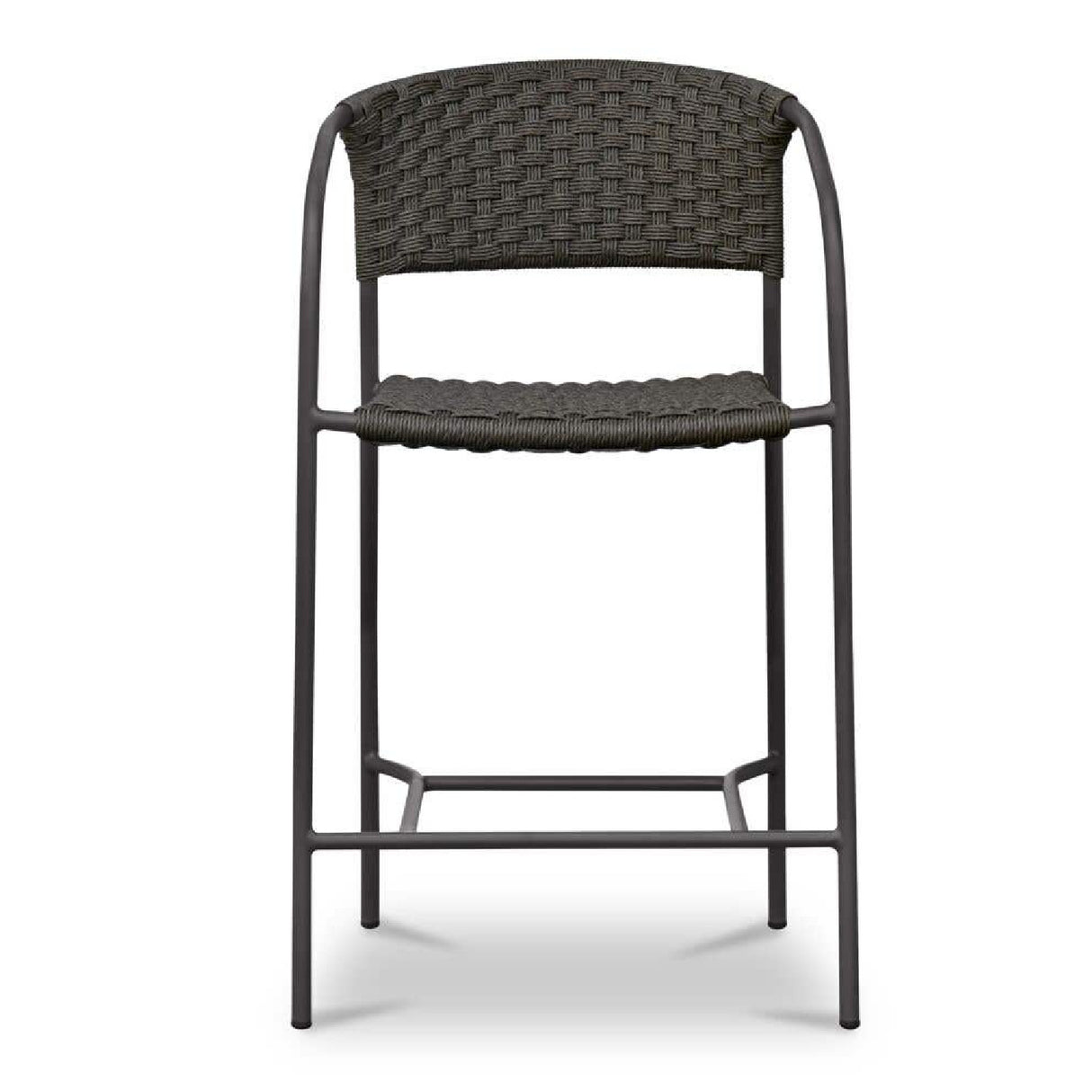 Modern European furniture - Basketweave Outdoor Counter Chair - www.oroa.com | Oroa.com