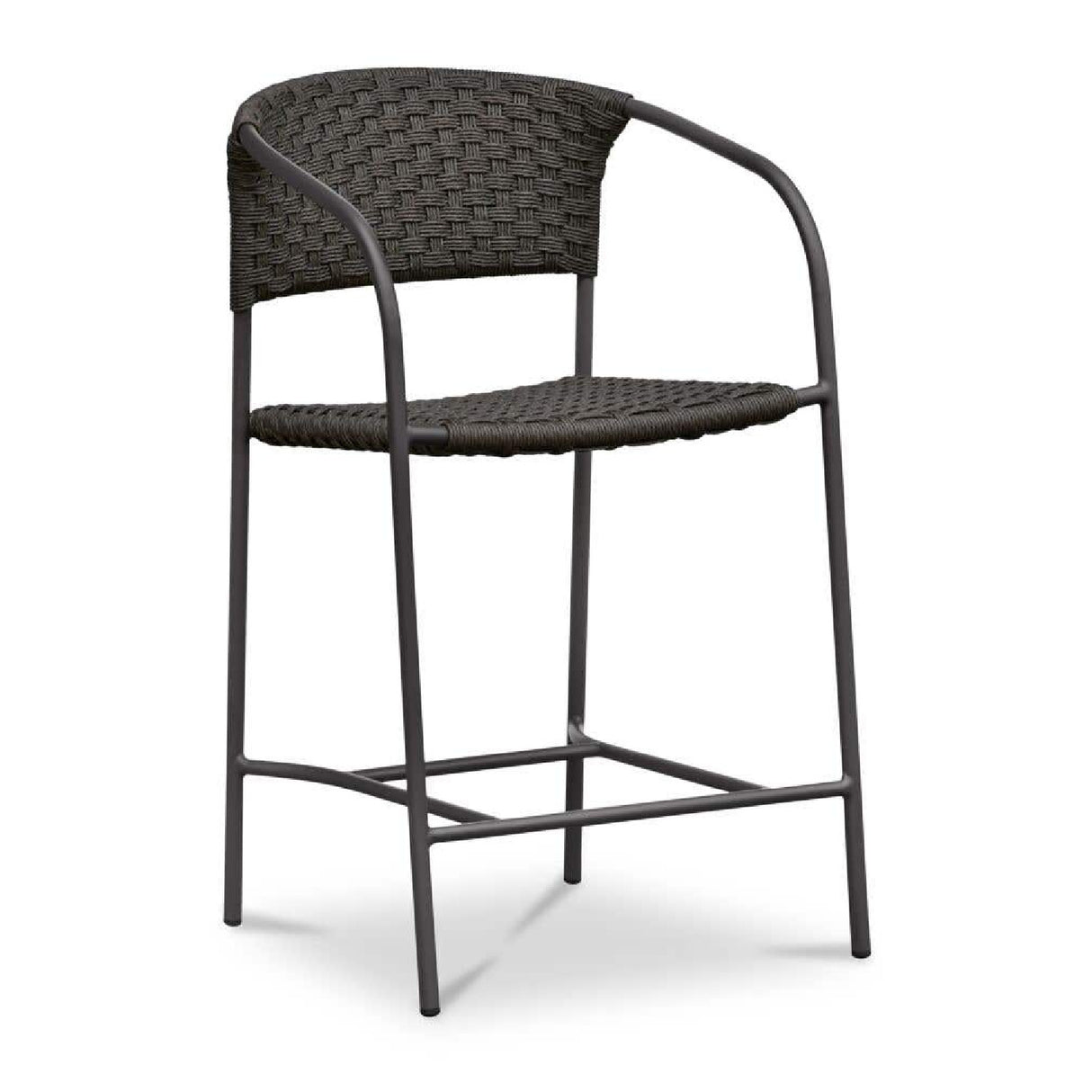 Modern European furniture - Basketweave Outdoor Counter Chair - www.oroa.com | Oroa.com