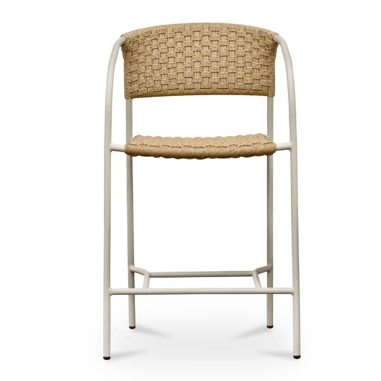 Modern European furniture - Basketweave Outdoor Counter Chair - www.oroa.com | Oroa.com