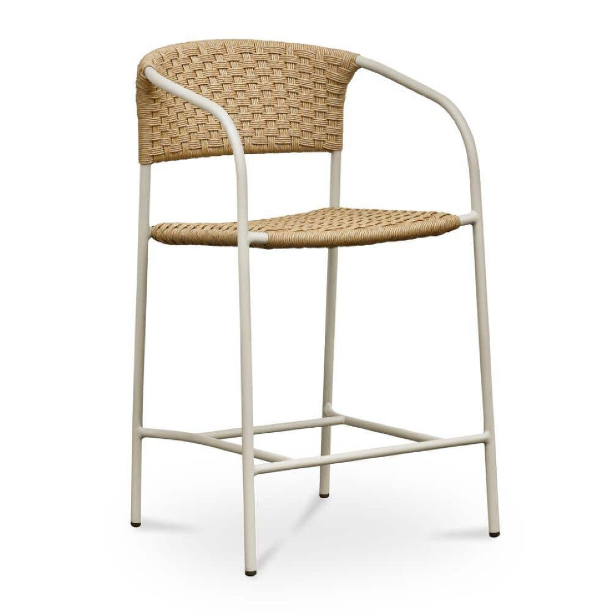 Modern European furniture - Basketweave Outdoor Counter Chair - www.oroa.com | Oroa.com