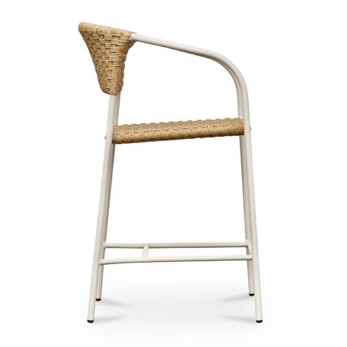 Modern European furniture - Basketweave Outdoor Counter Chair - www.oroa.com | Oroa.com