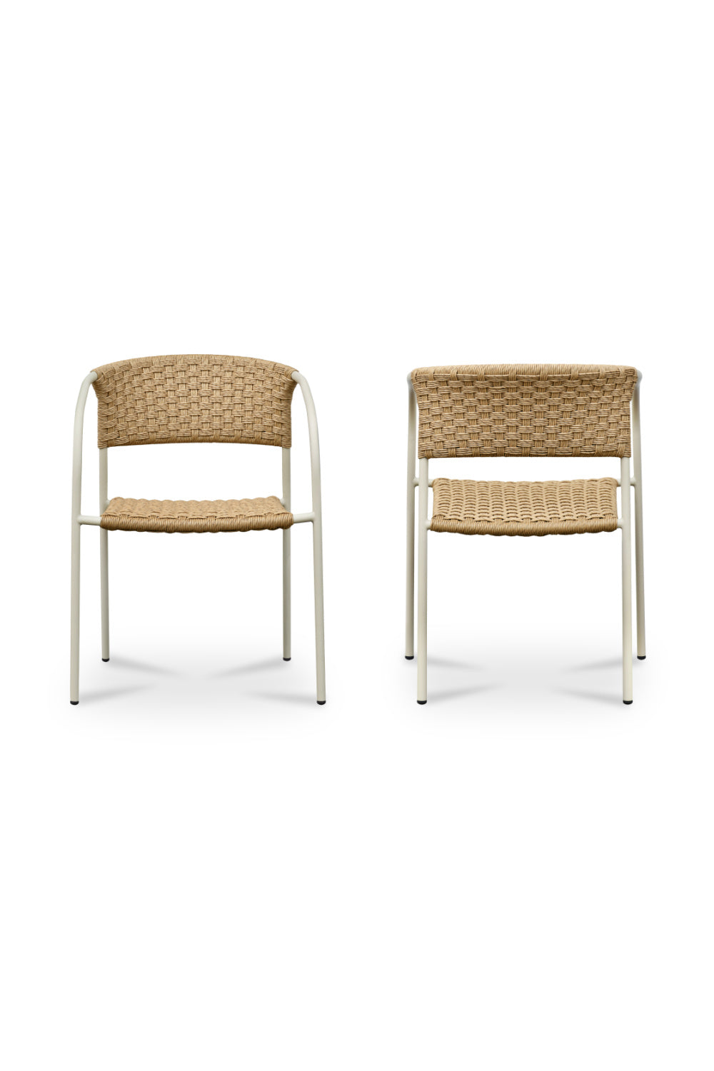 Modern European furniture - Basketweave Outdoor Dining Chairs (2) - www.oroa.com | Oroa.com