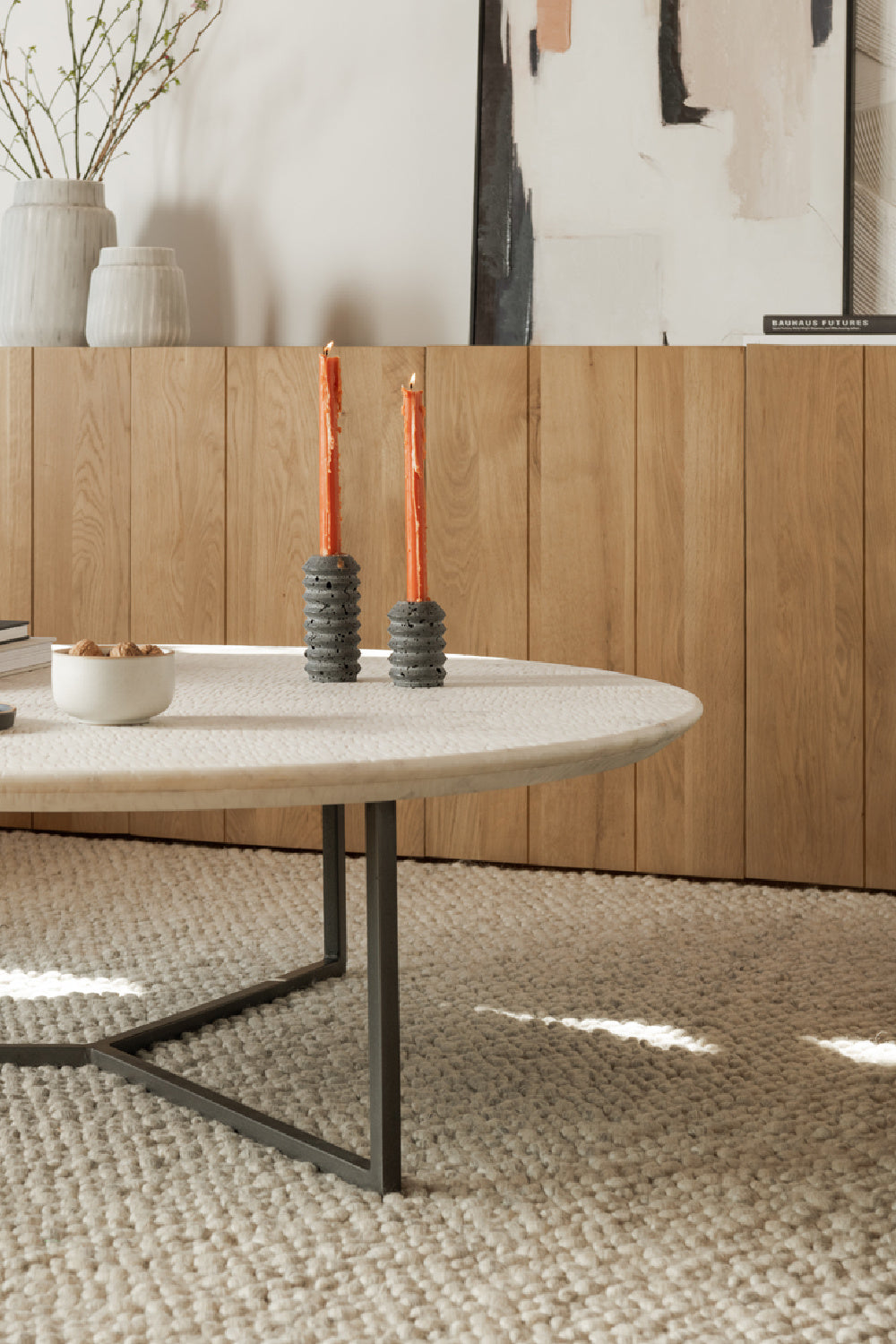 Modern European furniture - White Marble Coffee Table - www.oroa.com | Oroa.com