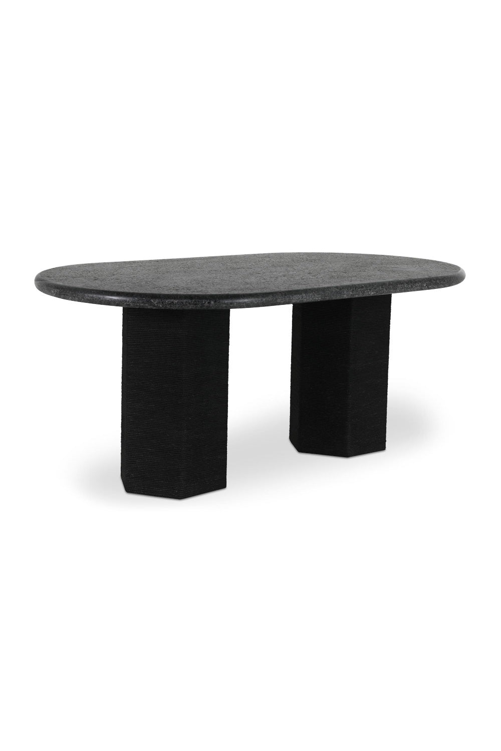 Jute-Wrapped Base Dining Table | Novi Living Sartoria | Oroa.com