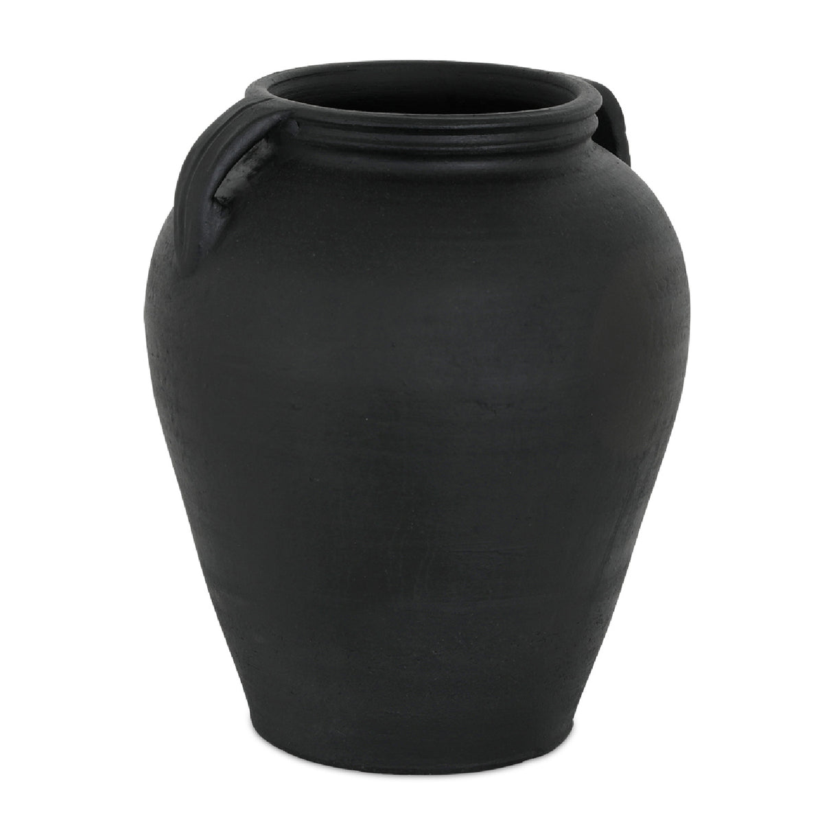 Modern European furniture - Black Terracotta Vase - www.oroa.com