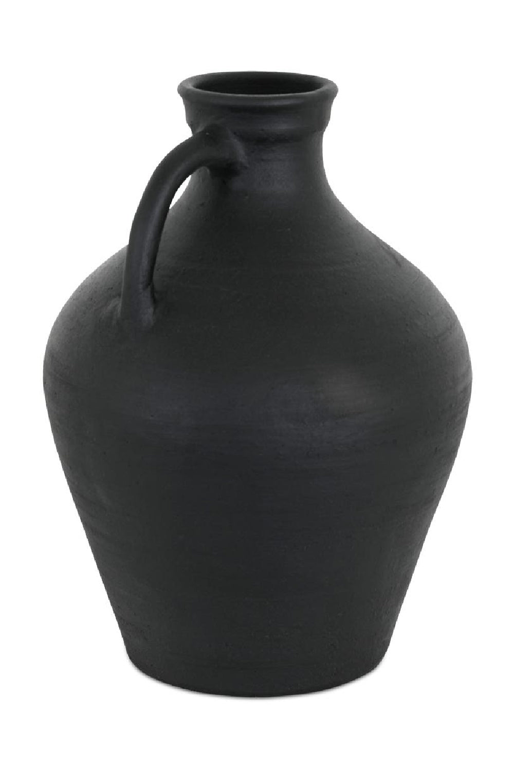 Modern European furniture - Black Terracotta Vase - www.oroa.com