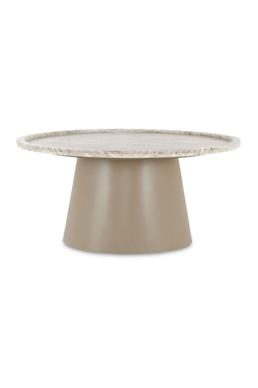 Modern European furniture - Round Marble Tray Coffee Table - www.oroa.com | Oroa.com