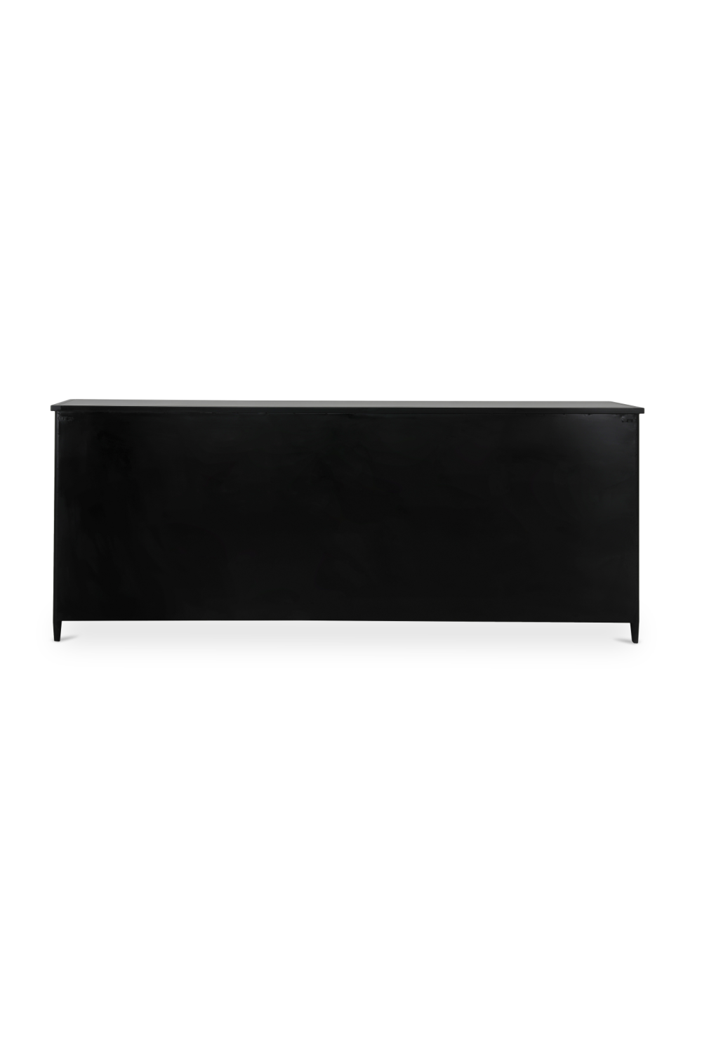Black Metal 4-Door Sideboard | Novi Living Henry | Oroa.com