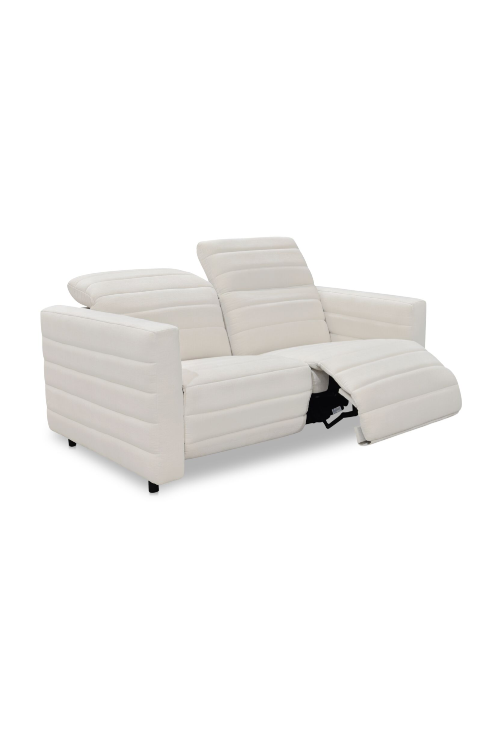 Modern European furniture - Channeled Power Recliner Sofa - www.oroa.com | Oroa.com